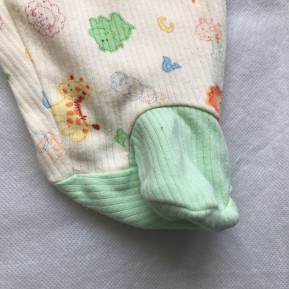 5/$25 BABY’S OWN gender neutral footie pants - Picture 2 of 3